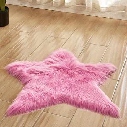 Soft Faux Sheepskin Rug Chair Cover Seat Cushion Soft Fluffy Shaggy Rug Living Room Faux Sheepskin Style Rugs