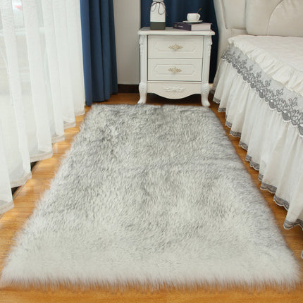 Artificial Hair Rugs Soft Fluffy Rugs Shaggy Rugs Faux Sheepskin Area Floor Rugs Living Room Children's Room Decoration