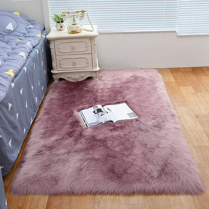 Faux Sheepskin Fluffy Area Rugs Shaggy Rugs Fluffy Sofa Floor Rugs Home Room Bedroom Chairs Floor Decoration