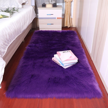 Faux Sheepskin Fluffy Shaggy Rug, Bedside Living Room Soft Plush Area Rug For Living Room Bedroom Study Sofa Stairs