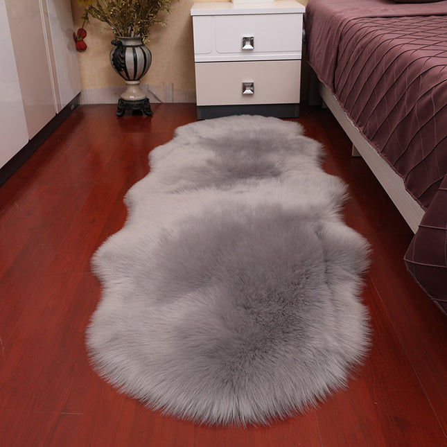 Luxury Soft Fluffy Deluxe Rug Faux Fur Sheepskin Rug Home Deco Rugs Bedroom Living Room Floor Sofa Cover Seat Cushion  Rugs