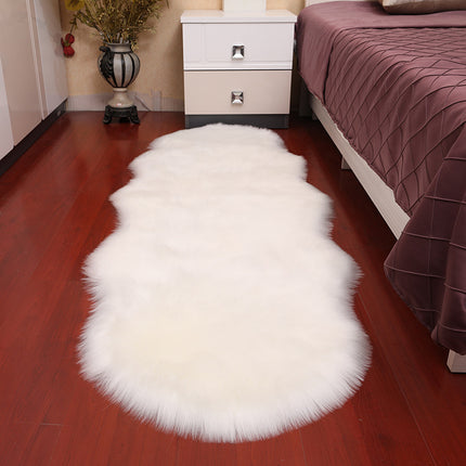 Luxury Soft Fluffy Deluxe Rug Faux Fur Sheepskin Rug Home Deco Rugs Bedroom Living Room Floor Sofa Cover Seat Cushion  Rugs