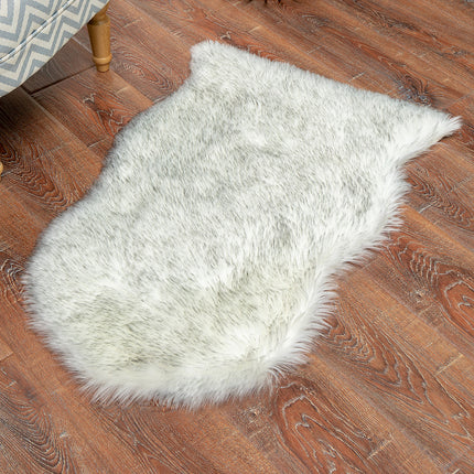 Classic Soft Faux Sheepskin Fur Rug Fluffy Area Rug Shag Rug Carpets for Bedroom Living Room Bedside Throw Washable