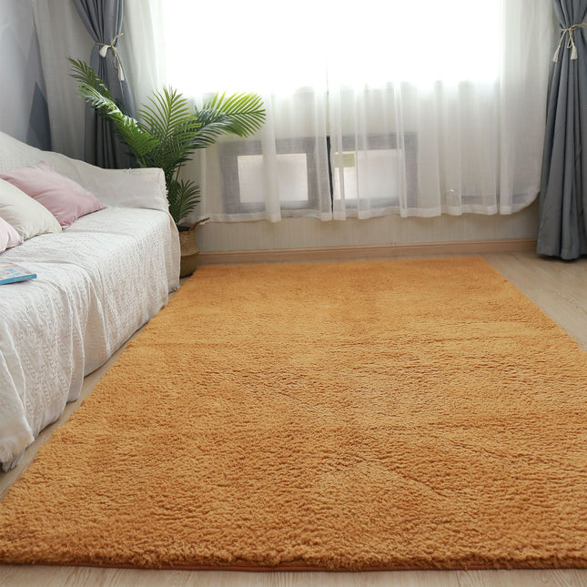 Faux Lambswool Area Rugs , Non-Shedding  Easy Care, for High Traffic Areas in Living Room Bedroom