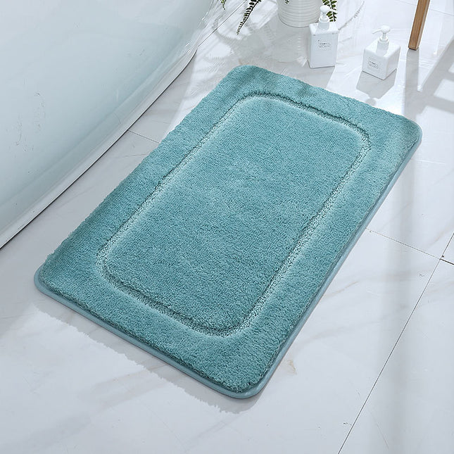 Bathroom mat rug Anti-slip bathroom rugs Machine washable Ultra-soft absorbent bath rugs for bathroom, bathtubs and showers