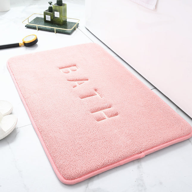 Bathroom Rugs Soft Absorbent Microfiber Bath Mat Plush Machine Washable Bath Mats Bathroom Rug Bathtub Shower Floor Rugs