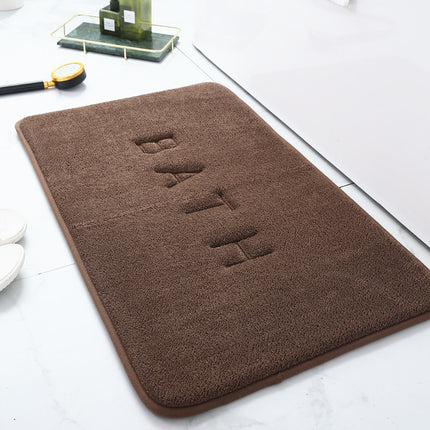 Bathroom Rugs Soft Absorbent Microfiber Bath Mat Plush Machine Washable Bath Mats Bathroom Rug Bathtub Shower Floor Rugs