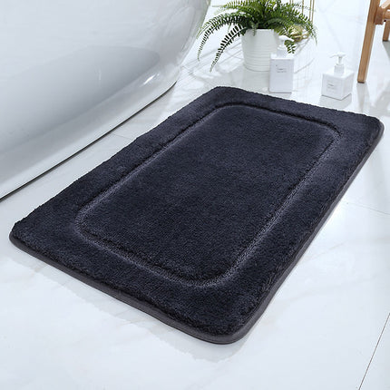 Bathroom Rug Bath Rugs Anti-slip Bath Mats Soft Absorbent Bath Mat Machine Washable Fluffy Microfiber Floor Mat