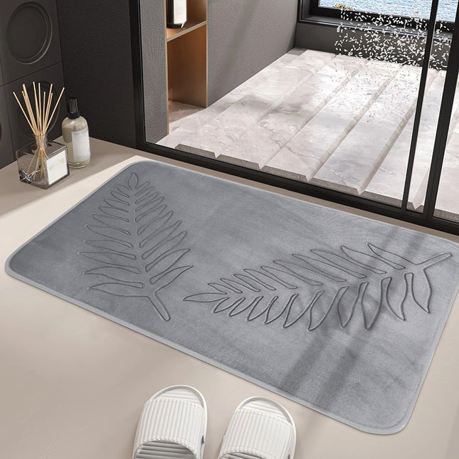 Memory Foam Bath Mat, Super Soft Absorbent Bathroom Rugs, Floor Non-Slip Bath Rug Mats Machine Washable