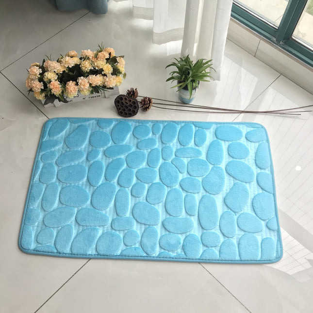 Bathroom Rugs Bathroom Super Absorbent Bath Mats, Quick Dry Bath Mats Pebble Bathroom Rugs for Bathroom, Tub and Shower