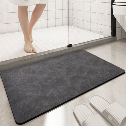 Diatom bath mats bathtub mat, soft and comfortable fast drying non-slip shower mat, machine washable bathroom floor mats