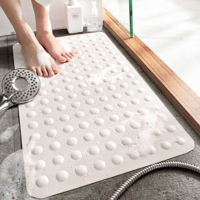 Bathtub silicone non-slip bath mats, soft and safe, suction cup bathtub non-slip bathmat, non-slip mat for bath decor