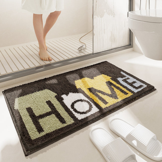 Non-slip bathroom rug bathmat, super absorbent and soft bath rugs suitable for living room kitchen indoor and outdoor use