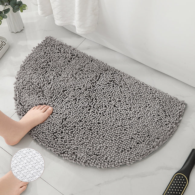 Chenille Bath Rug Shower Mat - Microfiber Shower Rugs Mats for Bathroom Floors and Tubs