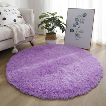 Soft and Fluffy Rund Rugs, Cozy Shaggy Round Rugs for Children's Room Living Room Bedroom and Home Perfect Decoration