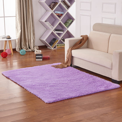 Suitable for home decoration, children's room bedroom shaggy carpet - non-slip comfortable living room carpet fluffy indoor decorative carpet