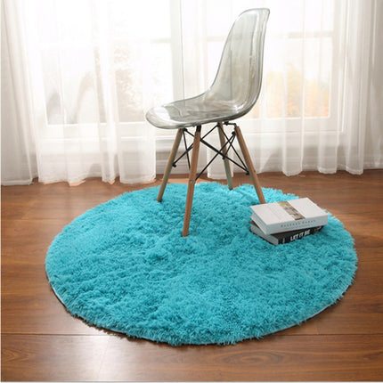 Rugs for Bedroom  Fluffy Round Rug Shag Fuzzy Plush Circle Throw Rug for Nursery Bedroom Living Room Home Decor