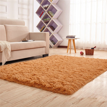 Super Soft Shaggy Carpet Fluffy Tie-Dye Carpet Indoor Shaggy Carpet for Living Room Children's Room Nursery Home Decor Rectangle Carpet