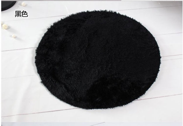 Soft Round Rugs for Bedroom Fluffy Kids Girls Baby Room Rugs Indoor Shaggy Round Rugs Cute and Cozy Living Room Area Shaggy  Carpet