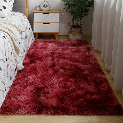 Rug For Living Room Bedroom Soft Shaggy Tie-Dye Area Rugs Plush Fluffy Non-Slip Living Room Rug Indoor Home Kidsroom Decor Carpet