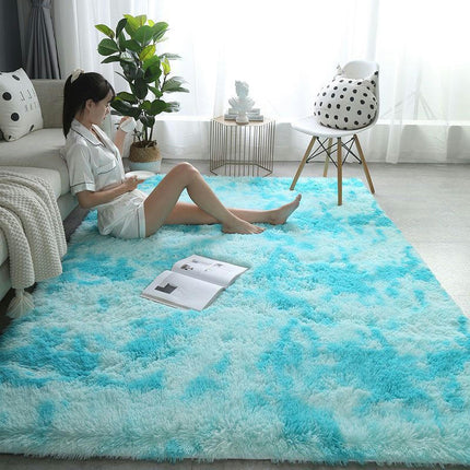 Tapis moelleux Super doux, pour chambre à coucher, salon, Shaggy, antidérapant, confortable, décoration d'intérieur moderne, tapis de sol