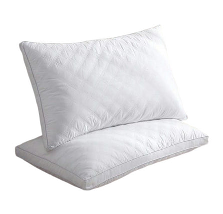 Down Pillows for Sleeping with Cotton Fabric for Side Back and Stomach Sleeper