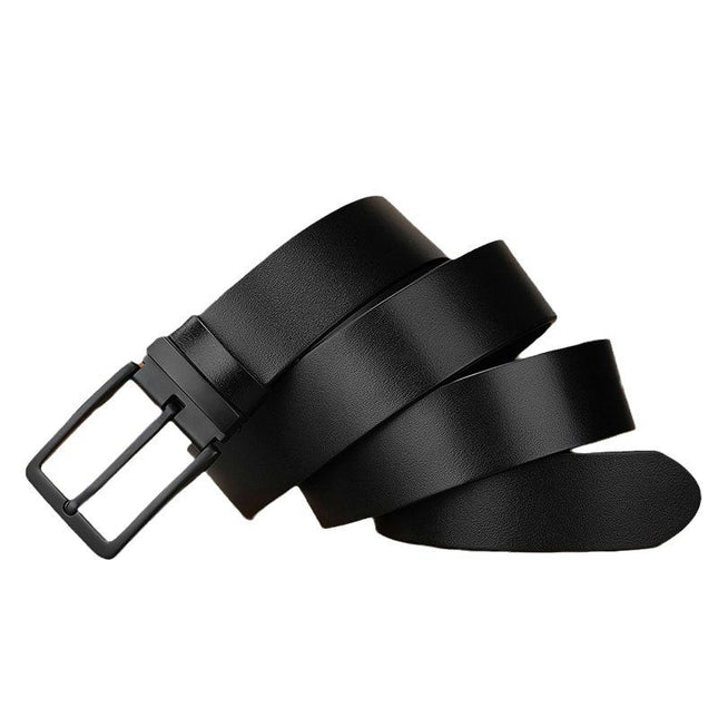 Genuine Leather Belts For Men - Men's Belt For Suits With Single Prong Buckle