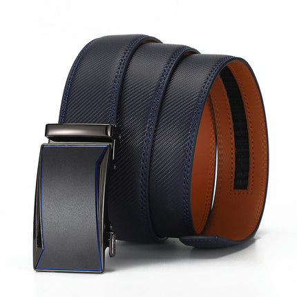 Slide Ratchet Men's Belt Genuine Leather Belts for men