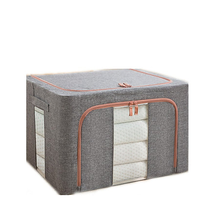 Linen Storage Box With Clear Windowï¼?Double Zippersï¼?Durable Handles